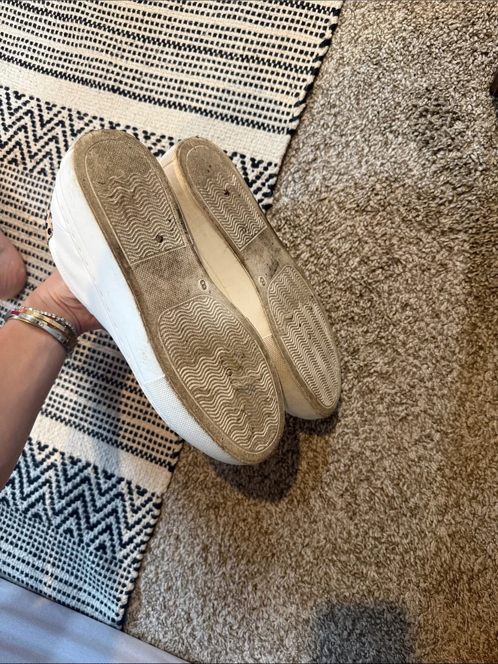 Animal print sneakers